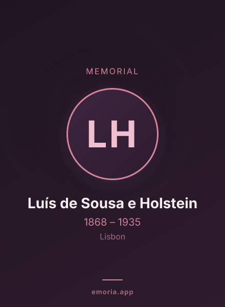 Memorial portrait of Luís de Sousa e Holstein