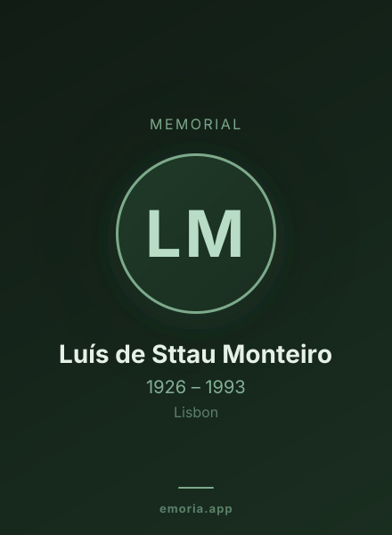 Memorial portrait of Luís de Sttau Monteiro