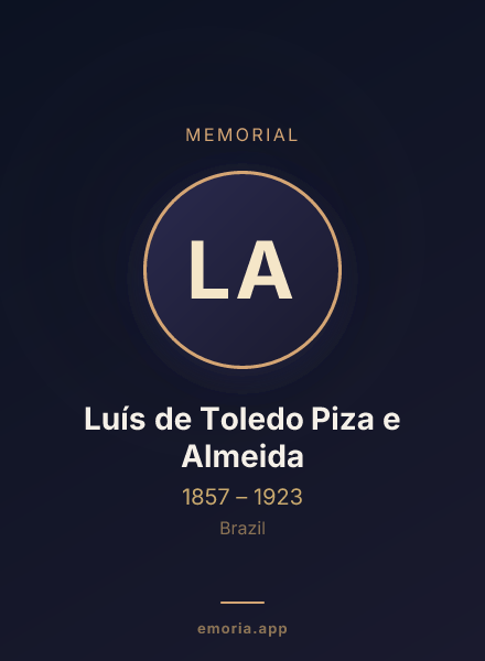 Memorial portrait of Luís de Toledo Piza e Almeida