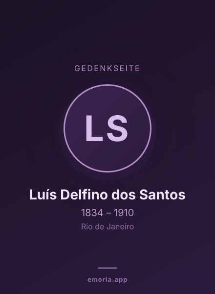Gedenkportrait von Luís Delfino dos Santos