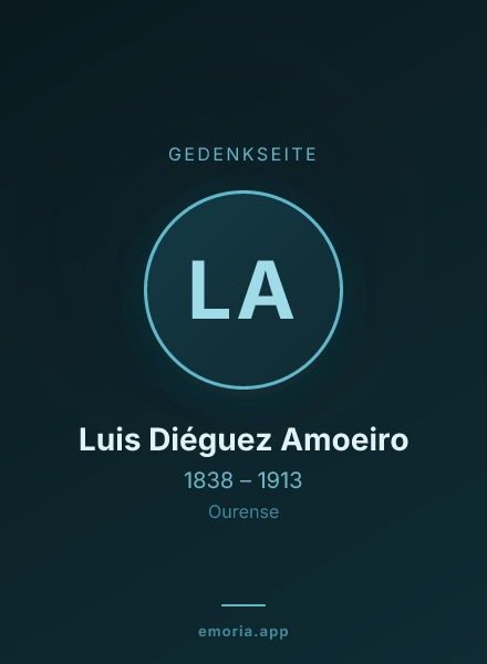 Gedenkportrait von Luis Diéguez Amoeiro