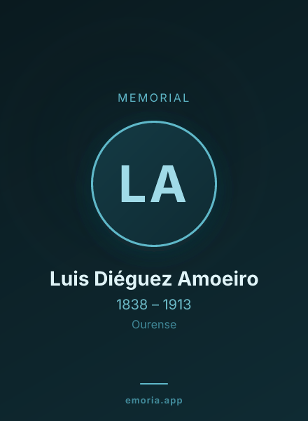 Memorial portrait of Luis Diéguez Amoeiro