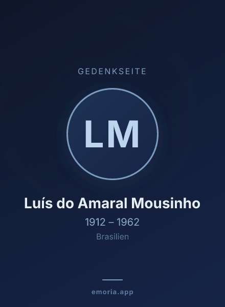 Gedenkportrait von Luís do Amaral Mousinho