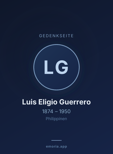 Gedenkportrait von Luis Eligio Guerrero