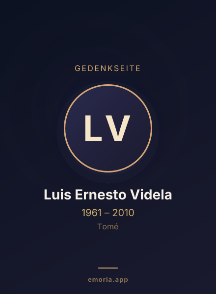 Gedenkportrait von Luis Ernesto Videla