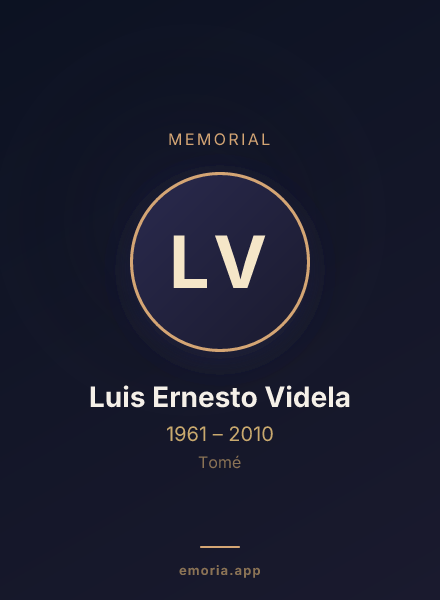 Memorial portrait of Luis Ernesto Videla