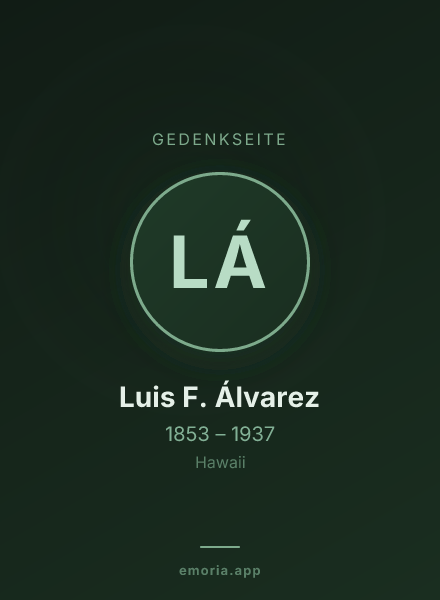 Gedenkportrait von Luis F. Álvarez