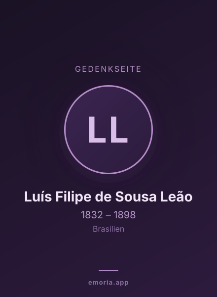 Gedenkportrait von Luís Filipe de Sousa Leão