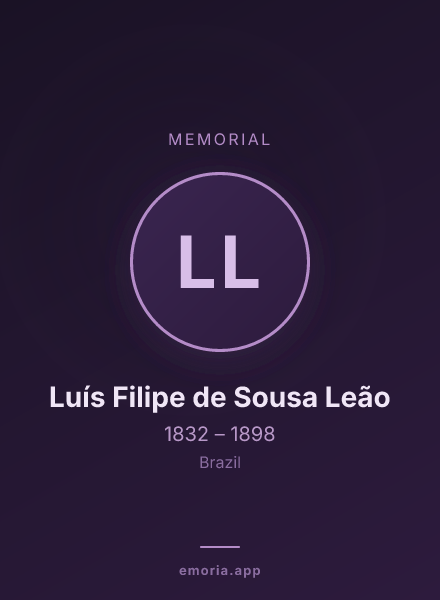 Memorial portrait of Luís Filipe de Sousa Leão
