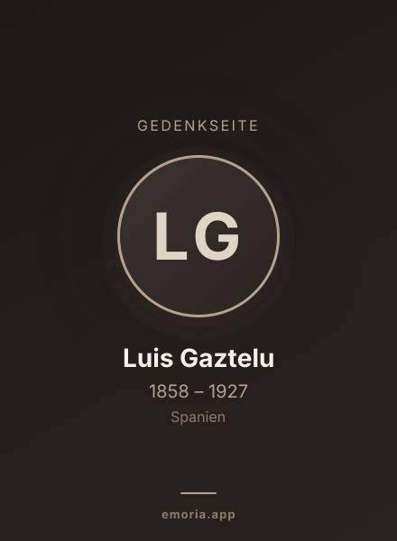 Gedenkportrait von Luis Gaztelu