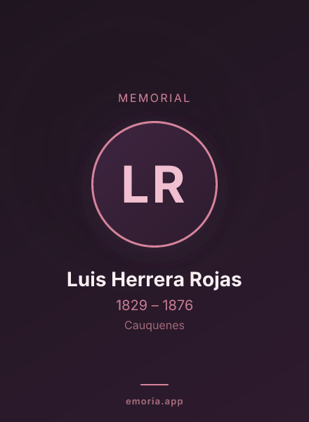 Memorial portrait of Luis Herrera Rojas