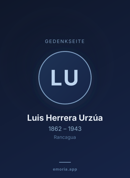 Gedenkportrait von Luis Herrera Urzúa