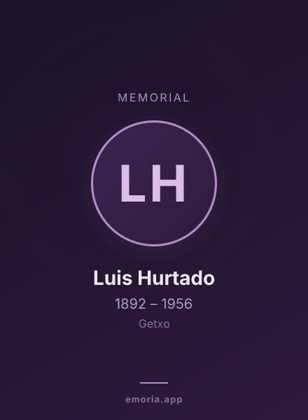 Memorial portrait of Luis Hurtado