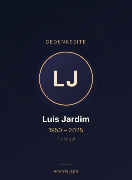 Gedenkportrait von Luís Jardim