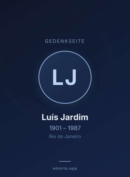 Gedenkportrait von Luís Jardim
