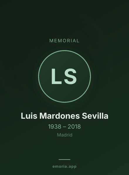 Memorial portrait of Luis Mardones Sevilla