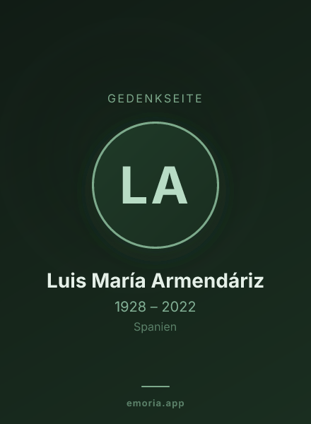 Gedenkportrait von Luis María Armendáriz