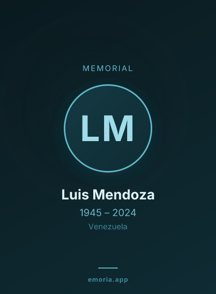 Memorial portrait of Luis Mendoza