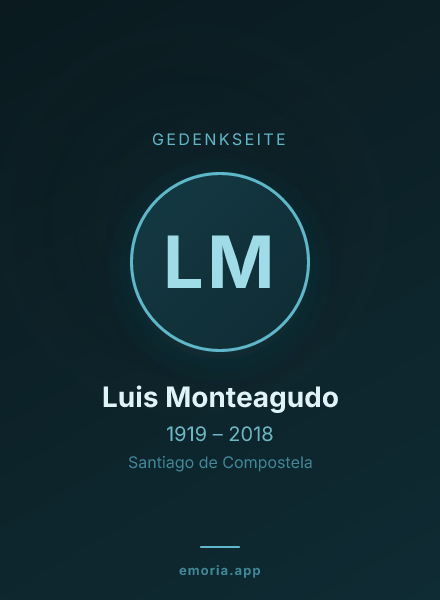 Gedenkportrait von Luis Monteagudo