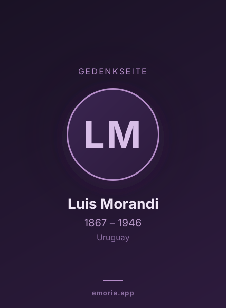 Gedenkportrait von Luis Morandi