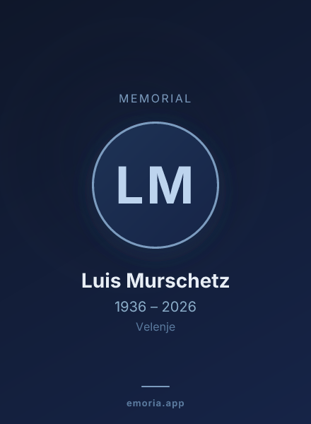 Memorial portrait of Luis Murschetz