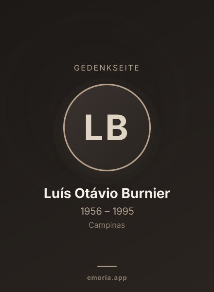 Gedenkportrait von Luís Otávio Burnier