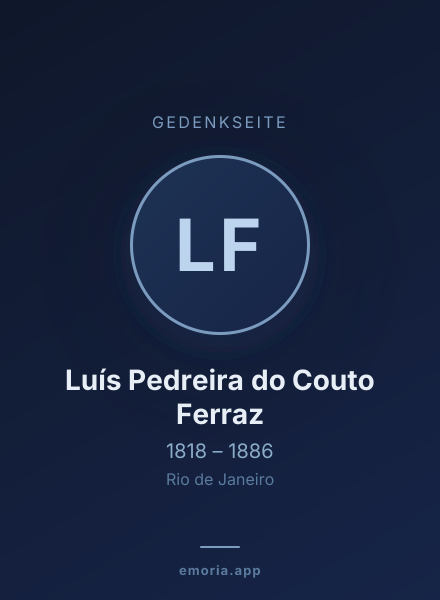 Gedenkportrait von Luís Pedreira do Couto Ferraz