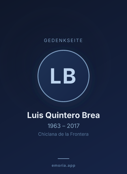 Gedenkportrait von Luis Quintero Brea
