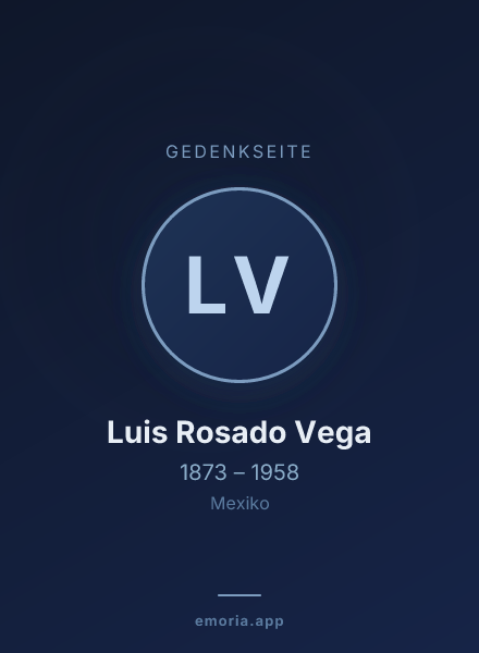 Gedenkportrait von Luis Rosado Vega