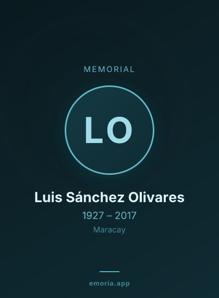 Memorial portrait of Luis Sánchez Olivares