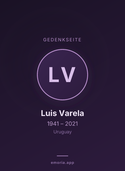 Gedenkportrait von Luis Varela