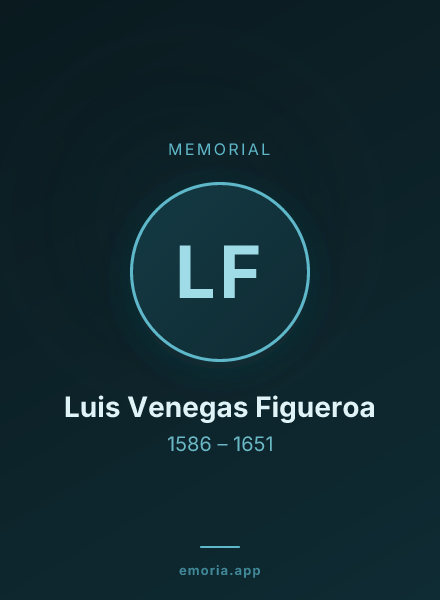 Memorial portrait of Luis Venegas Figueroa