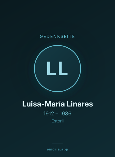 Gedenkportrait von Luisa-María Linares