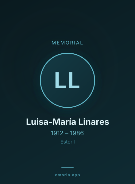 Memorial portrait of Luisa-María Linares