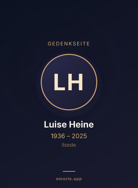 Gedenkportrait von Luise Heine