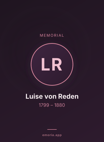 Memorial portrait of Luise von Reden