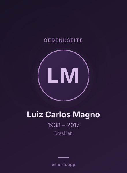 Gedenkportrait von Luiz Carlos Magno