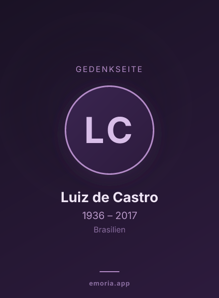 Gedenkportrait von Luiz de Castro