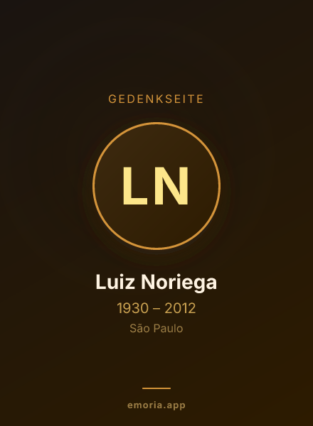 Gedenkportrait von Luiz Noriega