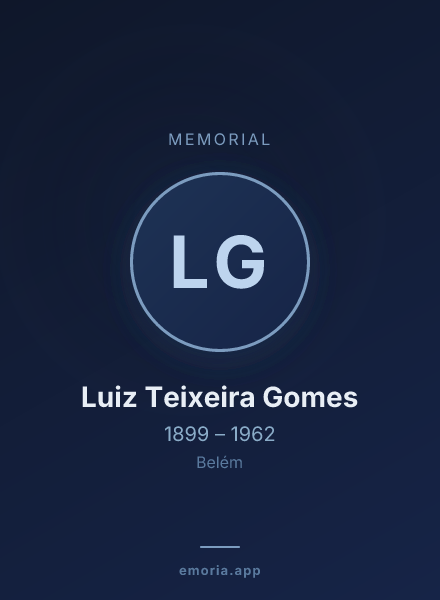 Memorial portrait of Luiz Teixeira Gomes