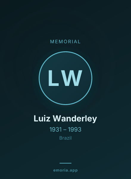 Memorial portrait of Luiz Wanderley