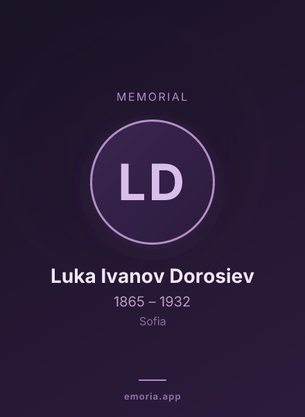 Memorial portrait of Luka Ivanov Dorosiev