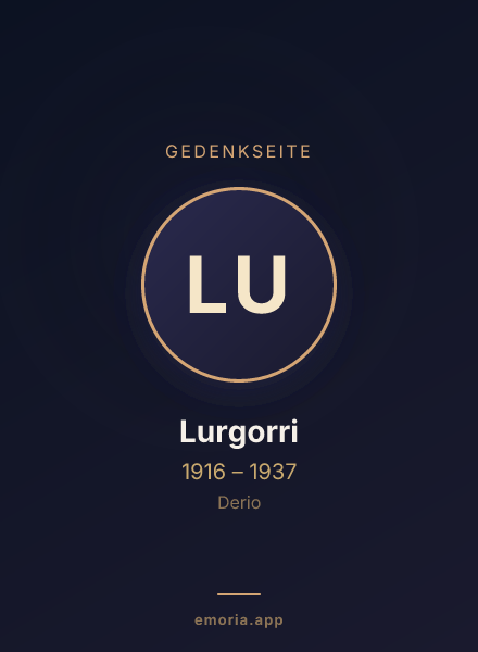 Gedenkportrait von Lurgorri