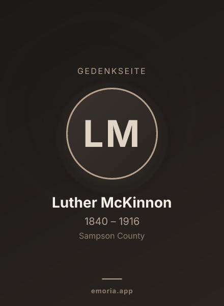 Gedenkportrait von Luther McKinnon