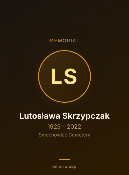 Memorial portrait of Lutosława Skrzypczak