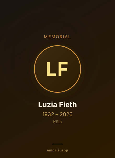 Memorial portrait of Luzia Fieth