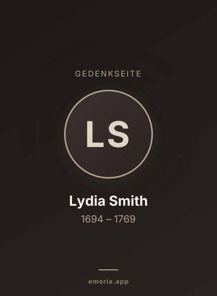 Gedenkportrait von Lydia Smith