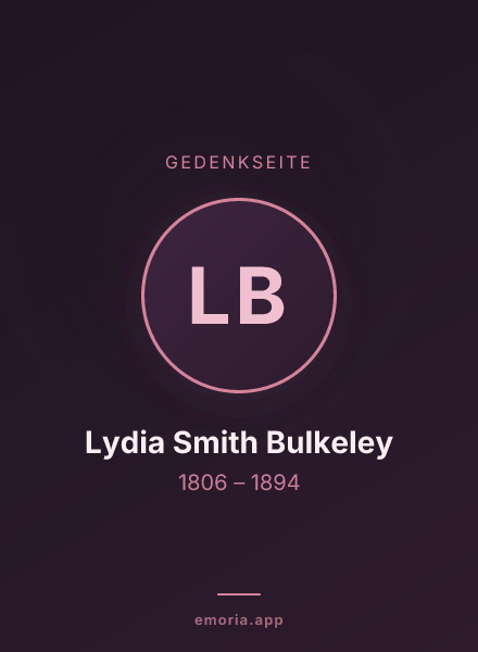 Gedenkportrait von Lydia Smith Bulkeley