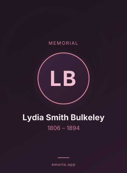 Memorial portrait of Lydia Smith Bulkeley