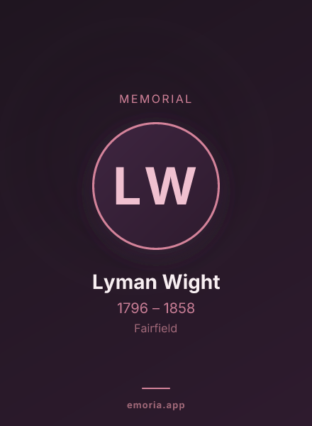 Memorial portrait of Lyman Wight